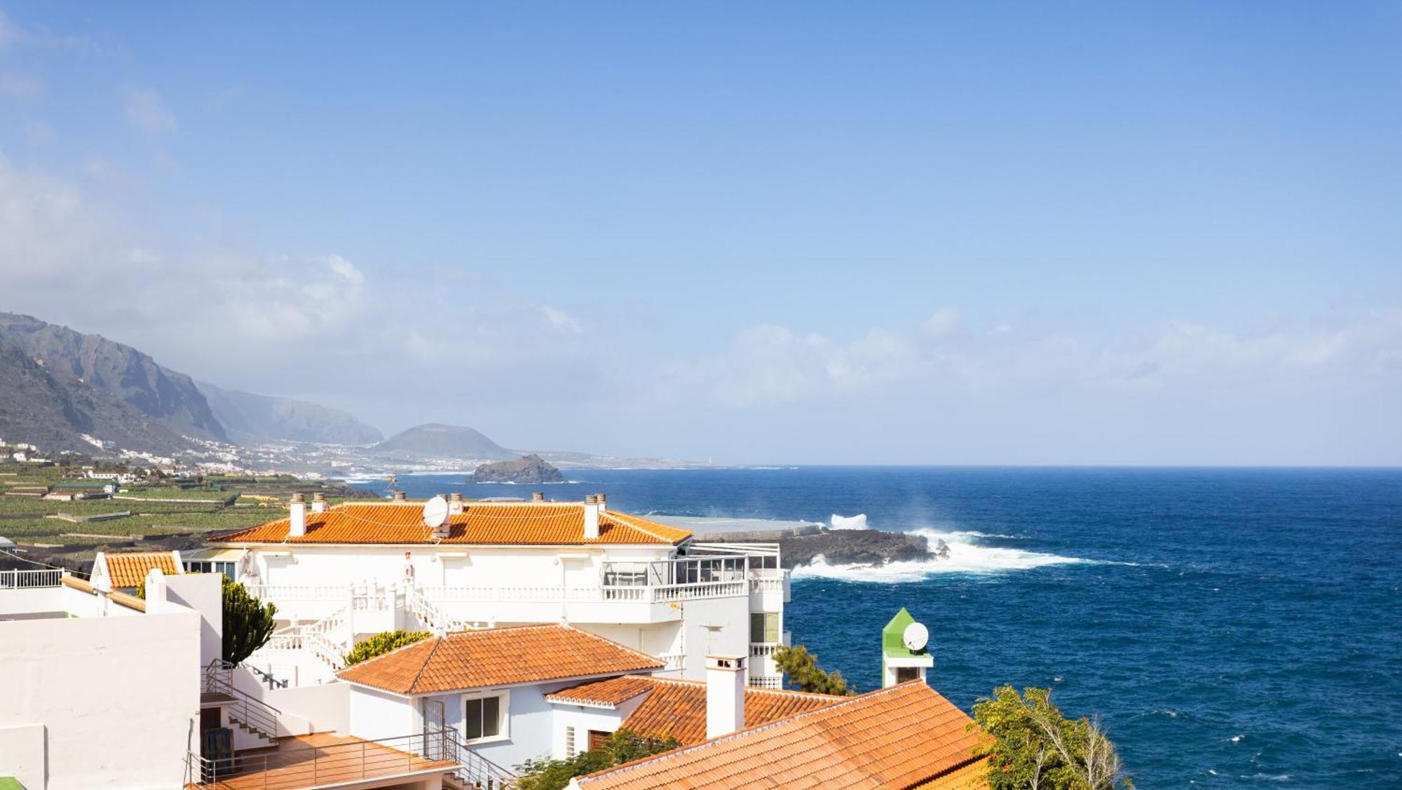 Cozy Seafront Studio With Balcony & Ocean Views San Marcos  المظهر الخارجي الصورة